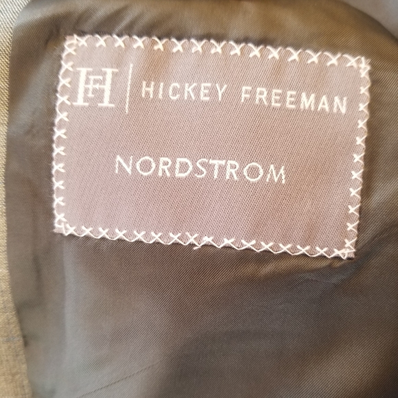 HICKEY FREEMAN​Milburn II Regular Fit Melange Wool Suit size 40R - Picture 9 of 10